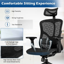 Load image into Gallery viewer, Ergonomic High Back Mesh Adjustable Swivel Office Chair-Black
