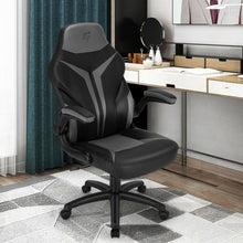 Load image into Gallery viewer, Height Adjustable Swivel High Back Gaming Chair Computer Office Chair-Gray
