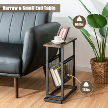 Load image into Gallery viewer, Industrial Rustic Mesh End Side Table
