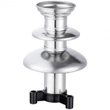 Load image into Gallery viewer, 3 Tiers Stainless Steel Chocolate Fondue Fountain
