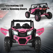 Load image into Gallery viewer, 12 V Electric Kids Ride-On Car 2-Seater SUV Off-Road UTV with Remote-Pink
