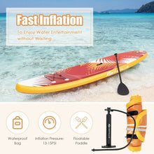 Load image into Gallery viewer, 11&#39; Inflatable Stand Up board with Aluminum Paddle Pump
