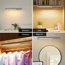 Load image into Gallery viewer, 40 LED Closet Portable USB Rechargeable Wardrobe Lamp-Gray
