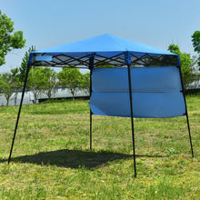 Load image into Gallery viewer, 7 x 7 FT Sland Adjustable Portable Canopy Tent w/ Backpack-Blue
