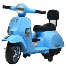 Load image into Gallery viewer, 6V Kids Ride On Vespa Scooter Motorcycle for Toddler-Dark Blue
