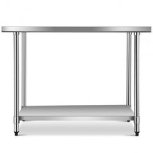 Load image into Gallery viewer, 30&quot; x 48&quot; Stainless Steel Food Preparation Kitchen Table
