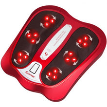 Load image into Gallery viewer, Shiatsu Heated Electric Kneading Foot and Back Massager-Red
