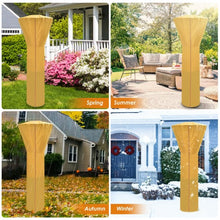 Load image into Gallery viewer, Patio Standing Propane Heater Cover Waterproof with Zipper and Bag-Beige
