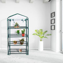 Load image into Gallery viewer, Outdoor Portable Mini 4 Shelves Greenhouse
