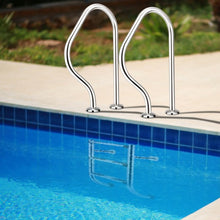 Load image into Gallery viewer, Split Swimming Pool Ladder Stainless Steel 3-Step Ladder and 2 Handrails
