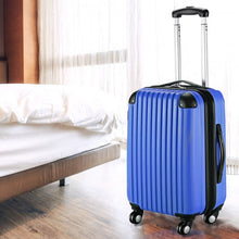 Load image into Gallery viewer, GLOBALWAY 20&quot; ABS Carry On Luggage Travel Bag Trolley Suitcase 8 color-Navy
