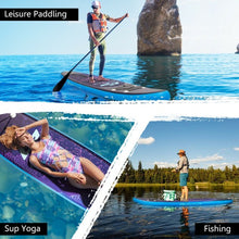 Load image into Gallery viewer, 11&#39; Inflatable Stand Up Paddle Board Surfboard with Bag Aluminum Paddle Pump-L
