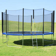 Load image into Gallery viewer, 15&#39; Trampoline with Enclosure Net Spring Pad &amp; Ladder
