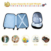 Load image into Gallery viewer, 2 pcs Kids Luggage Set 12&quot; Backpack &amp; 16&quot; Rolling Suitcase
