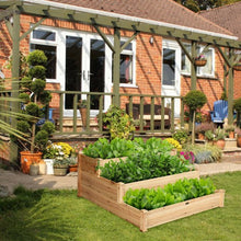 Load image into Gallery viewer, 3 Tier Elevated Wooden Vegetable Garden Bed
