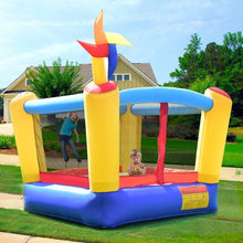 Load image into Gallery viewer, Castle Inflatable Moonwalk Bounce House with Rotating Windmill
