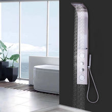 Load image into Gallery viewer, 57&quot; Stainless Steel Massage Jets Hand Shower Shower Panel
