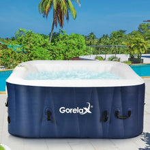 Load image into Gallery viewer, 4-Person Inflatable Portable Outdoor Hot Tub
