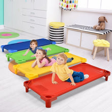 Load image into Gallery viewer, Pack of 4 Colorful Kids Stackable Naptime Cot
