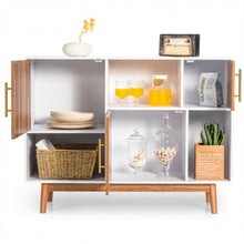 Load image into Gallery viewer, Sideboard Storage Cabinet with Storage Compartments
