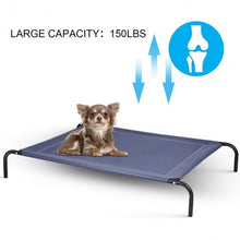 Load image into Gallery viewer, Large Indoor Outdoor Camping Steel Frame Elevated Pet Cot Mat-XL
