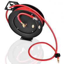 Load image into Gallery viewer, 3/8&quot; x 50&#39; Auto Rewind Retractable Air Hose Reel Compressor
