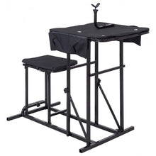 Load image into Gallery viewer, Foldable Shooting Bench with Adjustable Height Table
