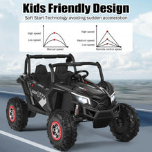 Load image into Gallery viewer, 12 V Electric Kids Ride-On Car 2-Seater SUV Off-Road UTV with Remote-Black
