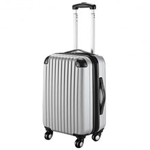 Load image into Gallery viewer, GLOBALWAY 20&quot; ABS Carry On Luggage Travel Bag Trolley Suitcase 8 color-Gray
