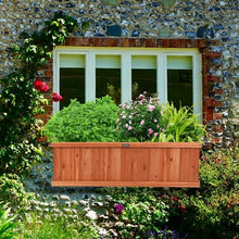 Load image into Gallery viewer, 3&#39; x 3&quot; Wooden Decorative Planter Box for Garden Yard and Window
