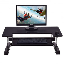 Load image into Gallery viewer, Height Adjustable Lift Rising Laptop Desk with Pen Slot
