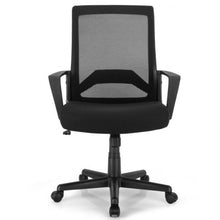 Load image into Gallery viewer, Height Adjustable Mid Back Task Chair Mesh Office Chair with Lumbar Support
