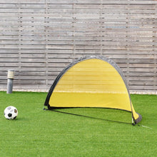 Load image into Gallery viewer, 6&#39; 4&#39; 2.5&#39; Set of 2 Portable Pop-Up Soccer Goals Net-6&#39;
