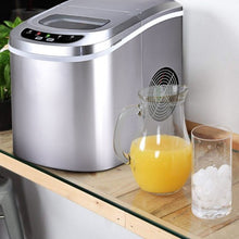 Load image into Gallery viewer, Mini Portable Compact Electric Ice Maker Machine-Silver
