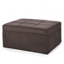 Load image into Gallery viewer, Sofa Bed 4 in 1 Multi-Function Convertible Sleeper Folding footstool-Coffee
