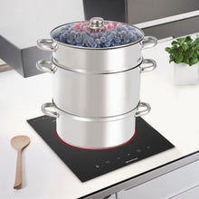 Load image into Gallery viewer, 11-Quart Stainless Steel Fruit Juicer Steamer
