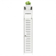 Load image into Gallery viewer, Small Bathroom Storage Corner Floor Cabinet-White
