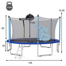 Load image into Gallery viewer, 14 FT Trampoline Combo Bounce Jump
