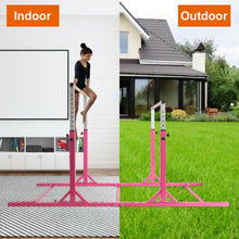 Load image into Gallery viewer, Kids Adjustable Width &amp; Height Gymnastics Parallel Bars
