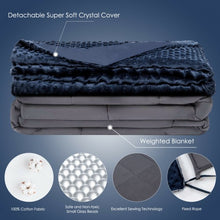 Load image into Gallery viewer, 15 lbs 48&quot; x 72&quot; Weighted Blanket with Glass Bead
