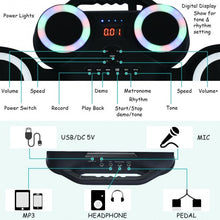 Load image into Gallery viewer, 9 Pads MIDI Electronic Roll Up Drum Set
