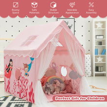 Load image into Gallery viewer, Large Kids Play Tent with Removable Cotton Mat-Pink
