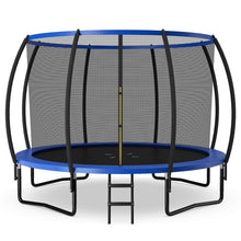 Load image into Gallery viewer, 12FT ASTM Approved Recreational Trampoline with Ladder-Blue
