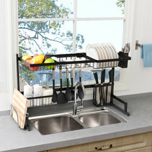 Load image into Gallery viewer, 2 Tier Stainless Steel Over Sink Dish Drainer
