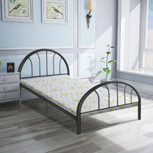 Load image into Gallery viewer, 83&quot; x 42&quot; x 35&quot; Black Twin Size Metal Bed Frame
